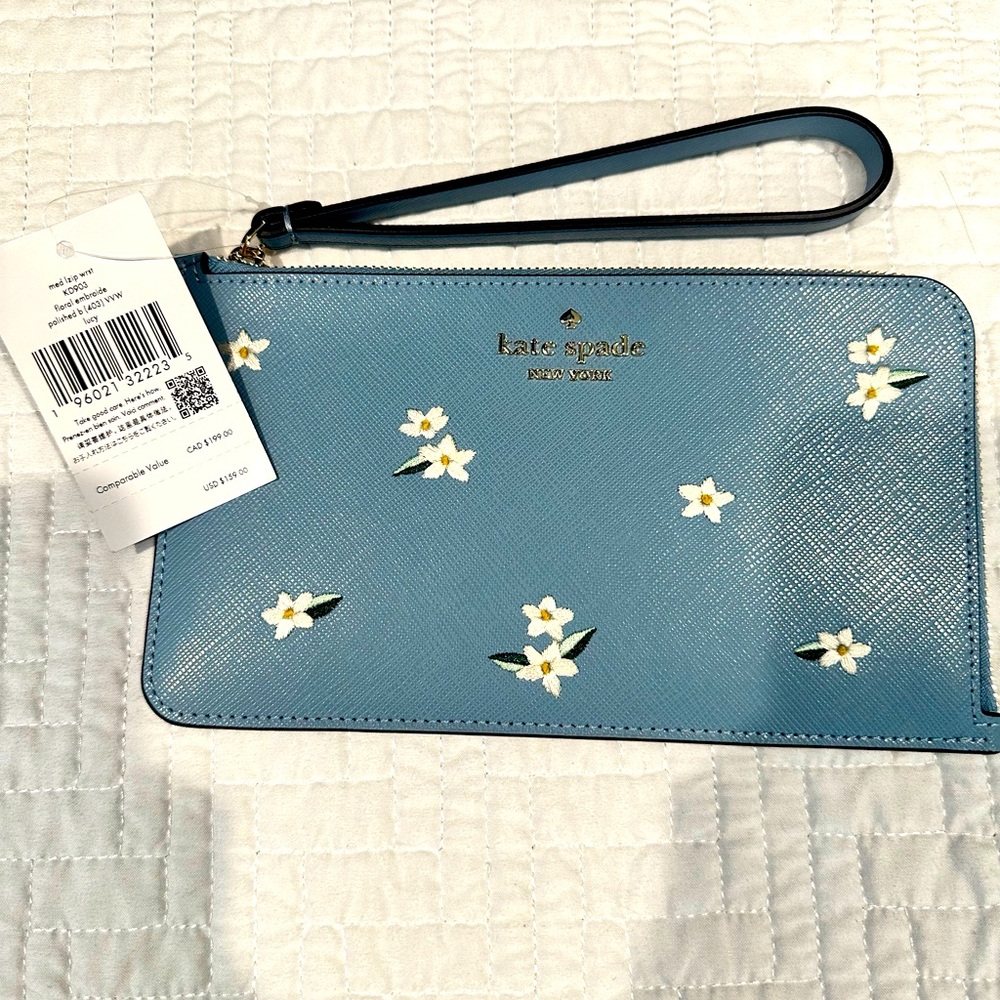 Kate Spade Floral Wristlet
